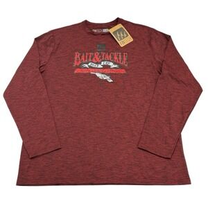 Fintech Shirt Mens XXl Coastal Performance Rash Guard Long Slv UPF50+ Quick Dry